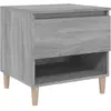 vidaXL Table de chevet Sonoma gris 50x46x50 cm Bois d'ingénierie