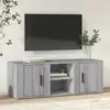 vidaXL Meuble TV Sonoma gris 100x31,5x35 cm Bois d'ingénierie