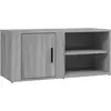 vidaXL Meubles TV 2 pcs Sonoma gris 80x31,5x36 cm Bois d'ingénierie