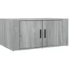 vidaXL Table basse Sonoma gris 80x50x36 cm Bois d'ingénierie