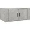 vidaXL Table basse Gris béton 80x50x36 cm Bois d'ingénierie
