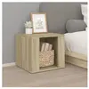 vidaXL Table de chevet Chêne sonoma 41x40x36 cm Bois d'ingénierie