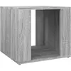vidaXL Table de chevet Sonoma gris 41x40x36 cm Bois d'ingénierie