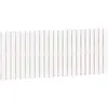 vidaXL Tête de lit murale Blanc 147x3x60 cm Bois massif de pin