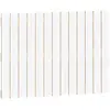vidaXL Tête de lit murale Blanc 82,5x3x60 cm Bois massif de pin
