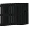 vidaXL Tête de lit murale Noir 82,5x3x60 cm Bois massif de pin
