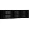 vidaXL Tête de lit murale Noir 204x3x60 cm Bois massif de pin
