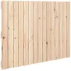 vidaXL Tête de lit murale 95,5x3x60 cm Bois massif de pin