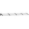 vidaXL Auvent de porte Noir et transparent 350x75 cm Polycarbonate 153591
