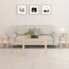 vidaXL Tables gigognes 3 pcs Bois de pin massif