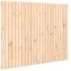 vidaXL Tête de lit murale 146,5x3x110 cm Bois massif de pin