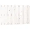 vidaXL Tête de lit murale Blanc 140x3x90 cm Bois massif de pin
