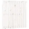 vidaXL Tête de lit murale Blanc 82,5x3x90 cm Bois massif de pin