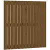 vidaXL Tête de lit murale Marron miel 82,5x3x90 cm Bois massif de pin