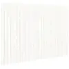 vidaXL Tête de lit murale Blanc 166x3x110 cm Bois massif de pin