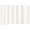 vidaXL Tête de lit murale Blanc 147x3x90 cm Bois massif de pin