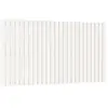 vidaXL Tête de lit murale Blanc 159,5x3x90 cm Bois massif de pin