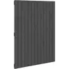vidaXL Tête de lit murale Gris 159,5x3x90 cm Bois massif de pin