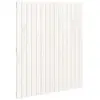 vidaXL Tête de lit murale Blanc 95,5x3x110 cm Bois massif de pin