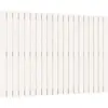 vidaXL Tête de lit murale Blanc 127,5x3x90 cm Bois massif de pin