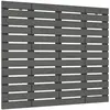 vidaXL Tête de lit murale Gris 96x3x91,5 cm Bois massif de pin