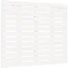 vidaXL Tête de lit murale Blanc 126x3x91,5 cm Bois massif de pin