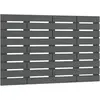 vidaXL Tête de lit murale Gris 206x3x91,5 cm Bois massif de pin