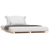 vidaXL Cadre de lit 140x190 cm bois de pin massif