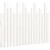 vidaXL Tête de lit murale Blanc 108x3x80 cm Bois massif de pin