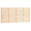 vidaXL Tête de lit murale 126x3x63 cm Bois massif de pin