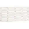 vidaXL Tête de lit murale Blanc 126x3x63 cm Bois massif de pin