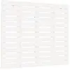vidaXL Tête de lit murale Blanc 81x3x91,5 cm Bois massif de pin