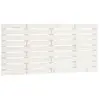 vidaXL Tête de lit murale Blanc 146x3x63 cm Bois massif de pin