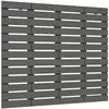 vidaXL Tête de lit murale Gris 146x3x91,5 cm Bois massif de pin