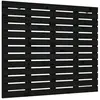 vidaXL Tête de lit murale Noir 126x3x91,5 cm Bois massif de pin