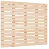 vidaXL Tête de lit murale 146x3x91,5 cm Bois massif de pin