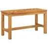 vidaXL Banc de jardin 80 cm bois massif d'acacia