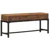 vidaXL Meuble TV 110x30x46 cm bois massif de récupération