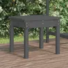 vidaXL Banc de jardin gris 50x44x45 cm bois massif de pin