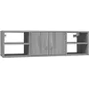 vidaXL Étagère murale Sonoma gris 102x30x29 cm Bois ingénierie