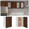 vidaXL Armoire suspendue Chêne marron 39,5x31x60 cm Bois d'ingénierie