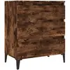 vidaXL Buffet Chêne fumé 60x35x70 cm Bois d'ingénierie