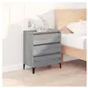 vidaXL Buffet Sonoma gris 60x35x70 cm Bois d'ingénierie