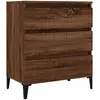 vidaXL Buffet Chêne marron 60x35x70 cm Bois d'ingénierie