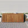 vidaXL Boîte de rangement de jardin 200x80x75 cm bois massif d'acacia