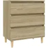 vidaXL Buffet Chêne sonoma 60x35x70 cm Bois d'ingénierie