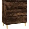 vidaXL Buffet Chêne fumé 60x35x70 cm Bois d'ingénierie