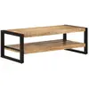 vidaXL Table basse 120x55x40 cm Bois de manguier massif