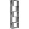 vidaXL Bibliothèque Sonoma gris 45x24x160 cm Bois d'ingénierie