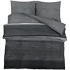 vidaXL Ensemble de housse de couette gris foncé 140x200 cm Coton